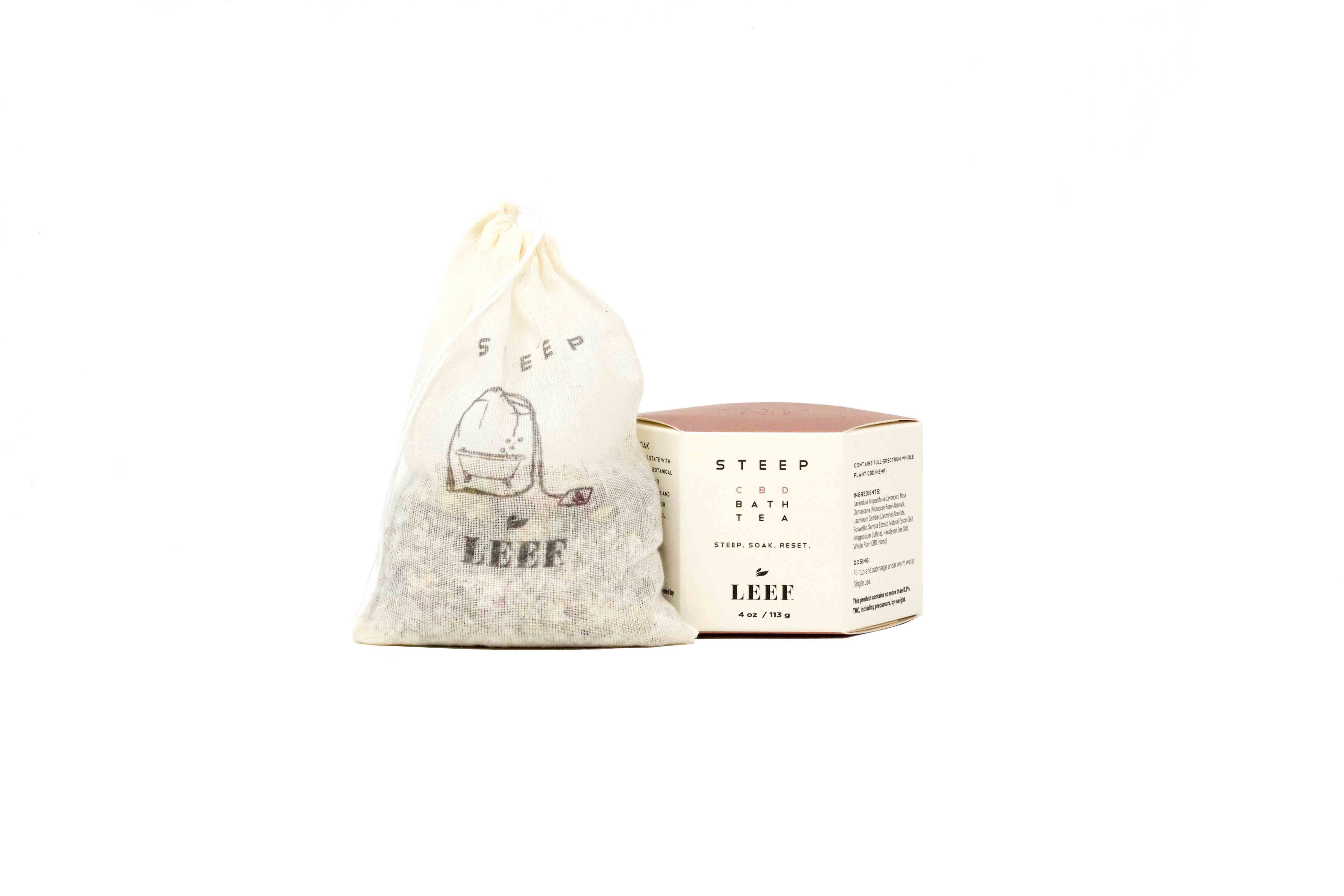 LEEF Organic Steep - CBD Bath Tea