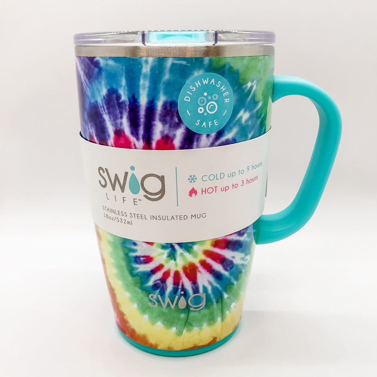 SWIG Swirled Peace Travel Mug